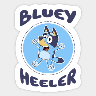 Bluey Heeler Sticker